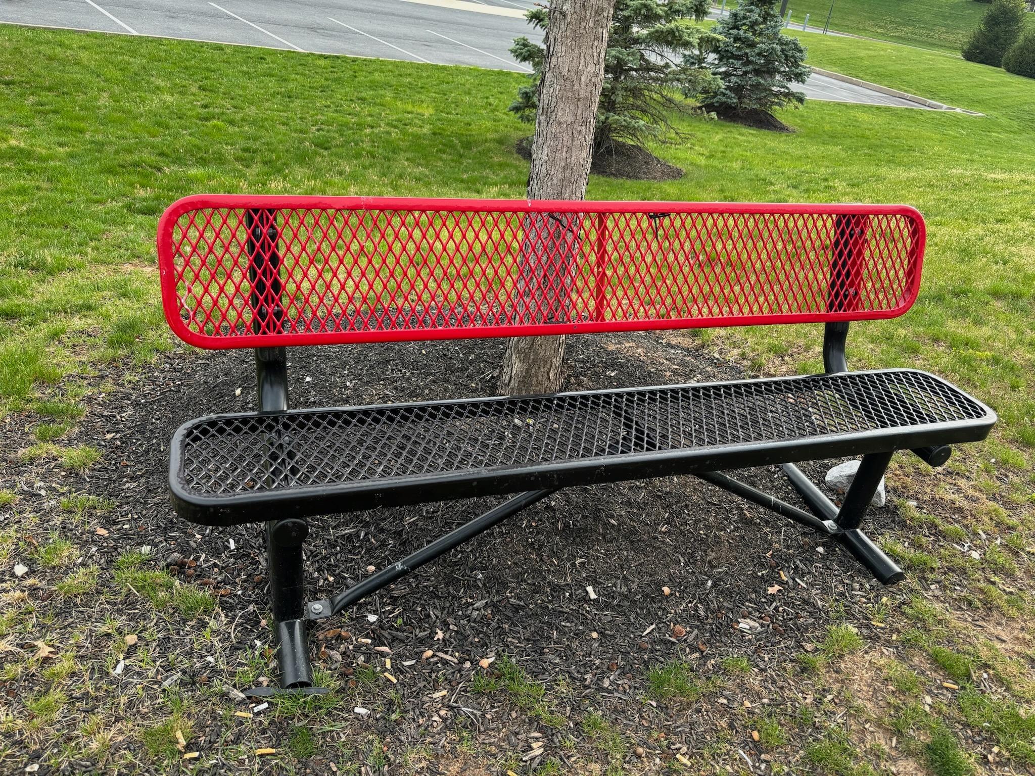 Outdoor Metal Bench