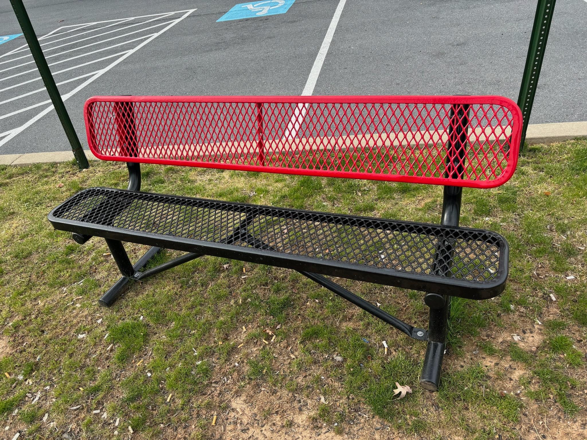 Outdoor Metal Bench