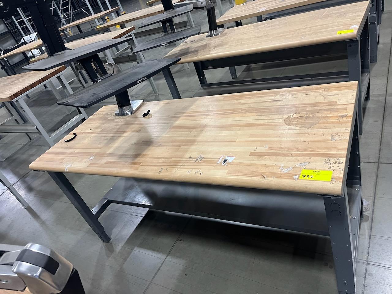 Butcher Block Work Bench