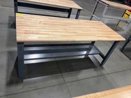 Butcher Block Work Bench