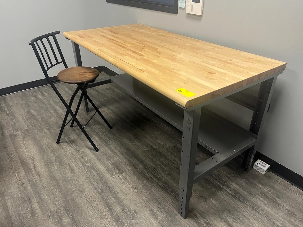 Butcher Block Work Bench