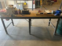 Table with Vise