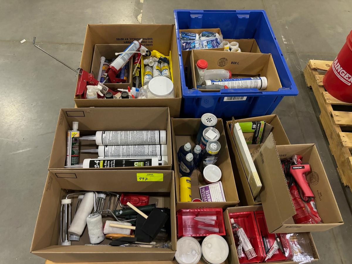 Assorted Painting Supplies