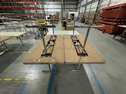 Tables w/ Chrome Fold Down Legs
