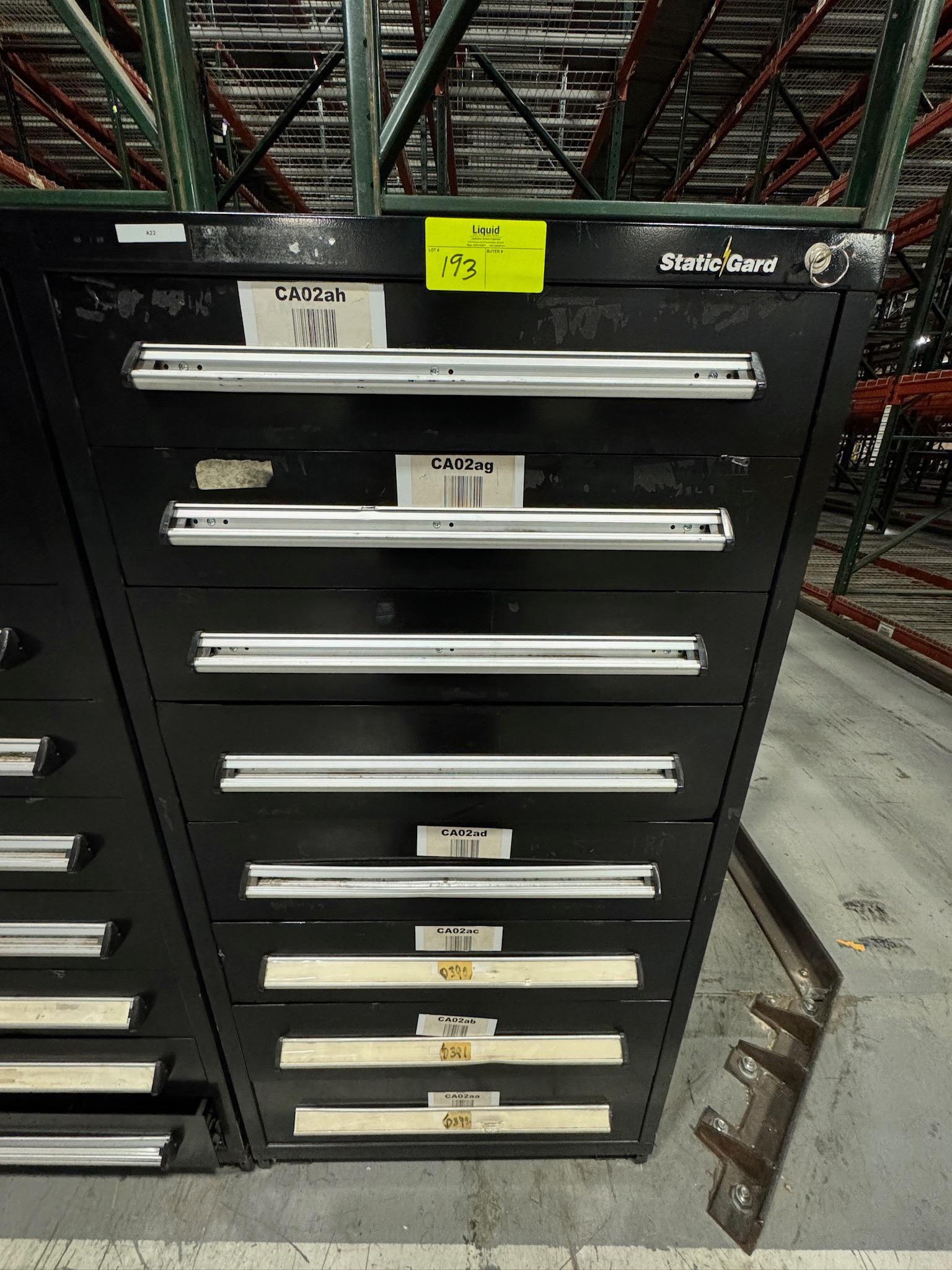 StaticGard 8-Drawer Metal Locking Cabinet