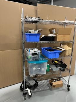 Metro Rack with JuiceBox Chargers (condition unkown), Parts & Components