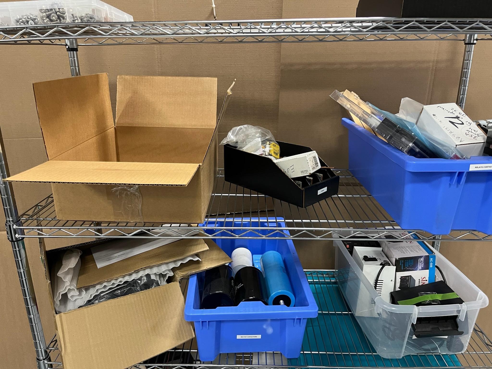 Metro Rack with JuiceBox Chargers (condition unkown), Parts & Components