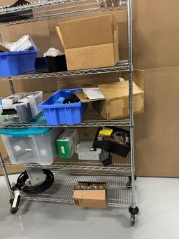 Metro Rack with JuiceBox Chargers (condition unkown), Parts & Components
