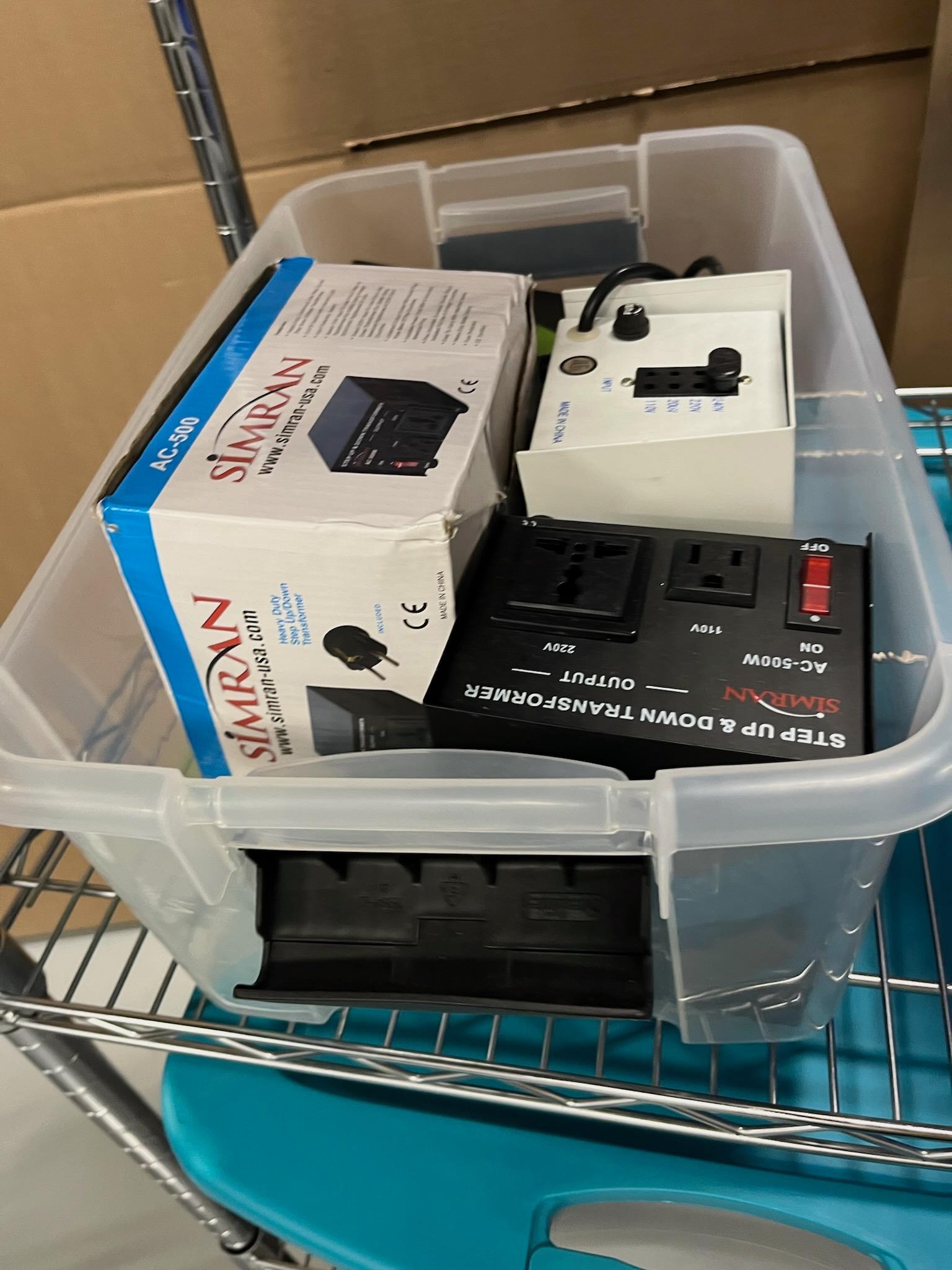 Metro Rack with JuiceBox Chargers (condition unkown), Parts & Components