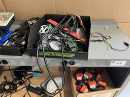 Work Table with Husky Tool Chest, Hand Tools, Parts, & Components