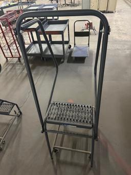 3-Step Rolling Safety Ladder