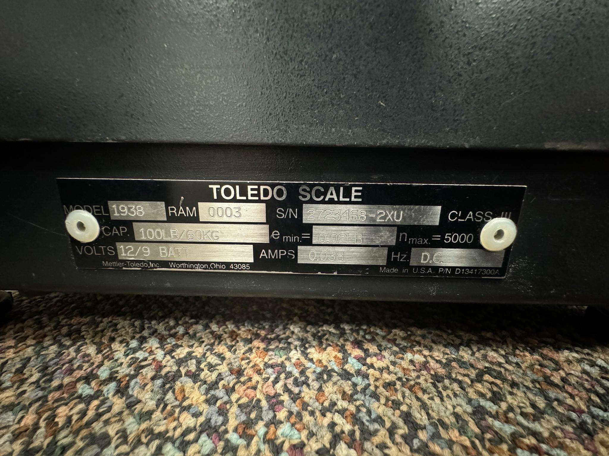 Toledo Digitol Scale 100 LB Capacity