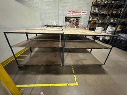 3-Shelf Stock Carts