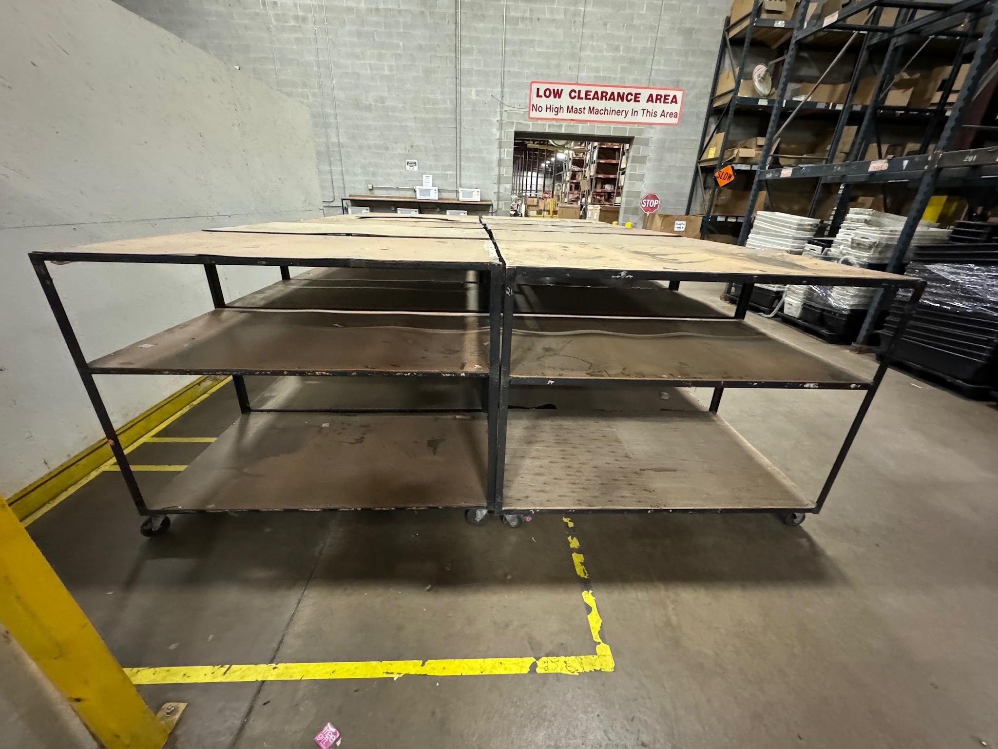 3-Shelf Stock Carts