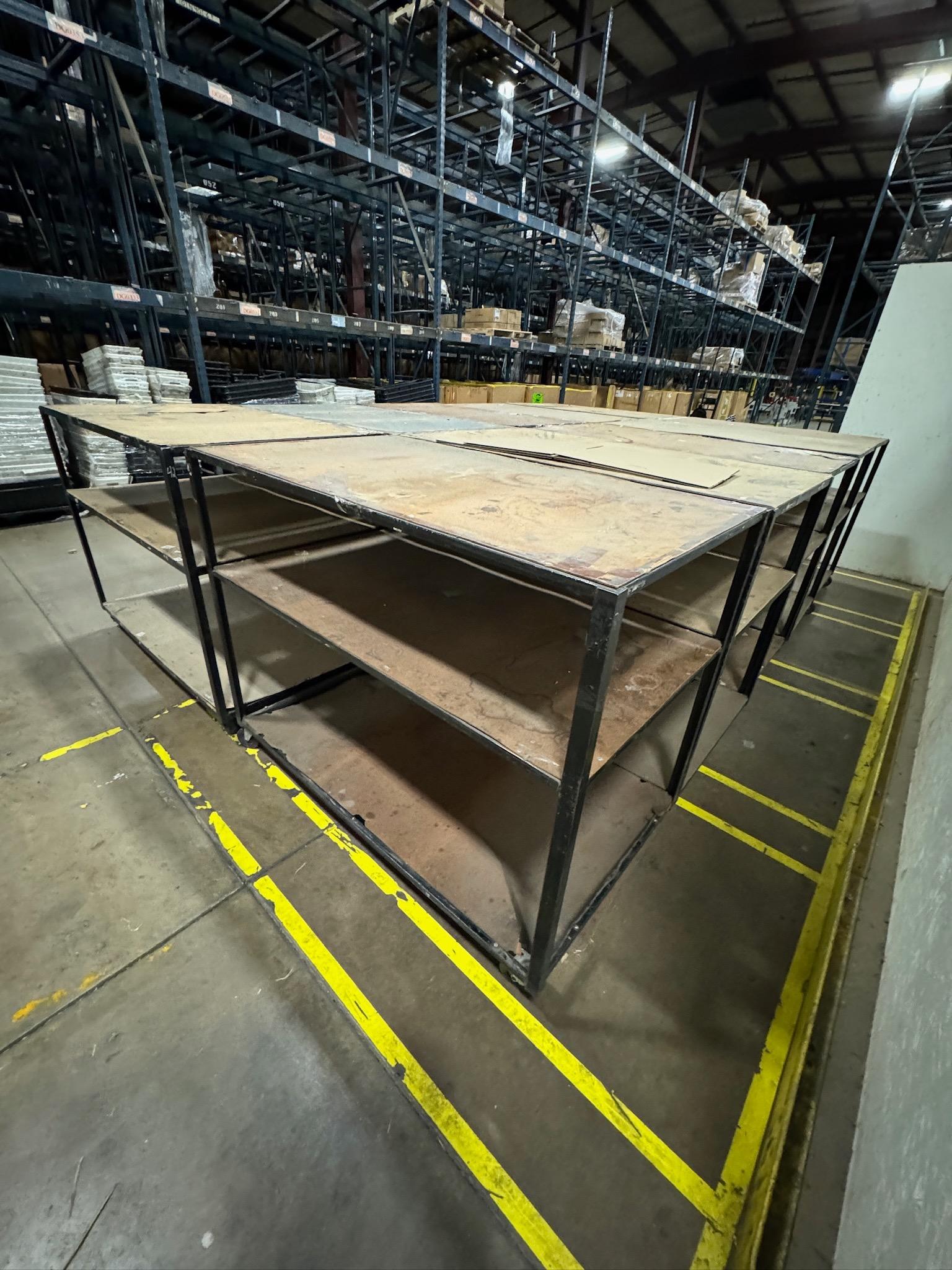 3-Shelf Stock Carts