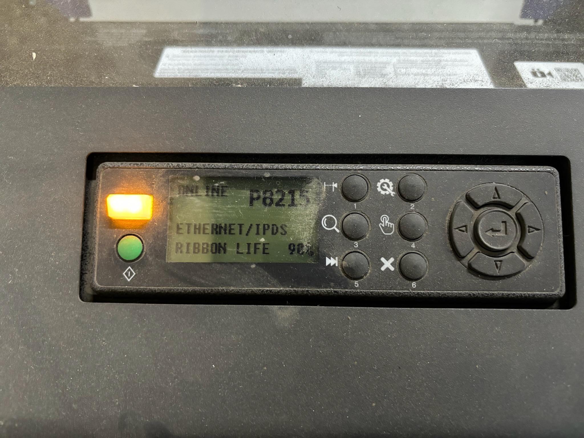 Loc: 6S. Printronix P8000 Line Printer