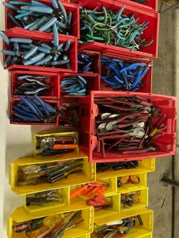 Large assortment of hand tools