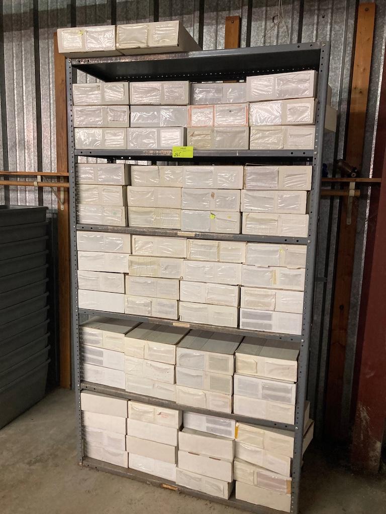 7ft metal storage with gift boxes