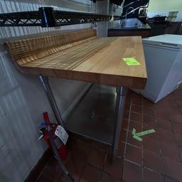 Wood table