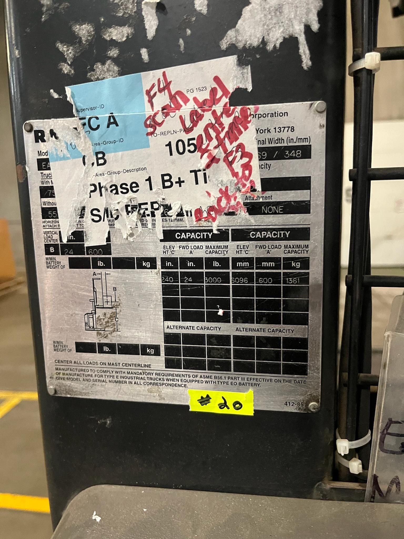 2008 Raymond Order Picker 550-OPC30TT