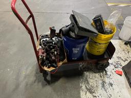 Furniture Dolly Cart with Contents