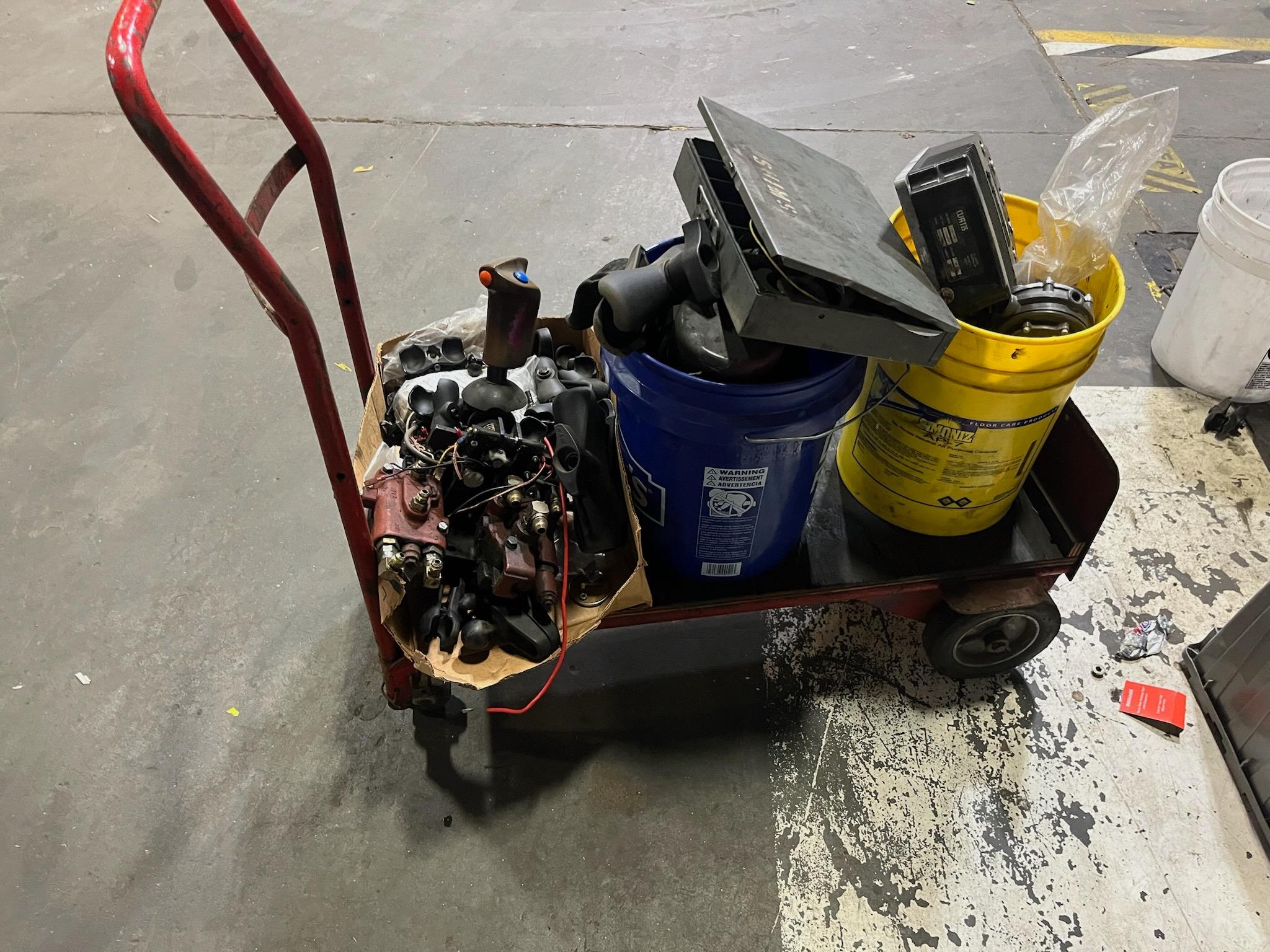 Furniture Dolly Cart with Contents