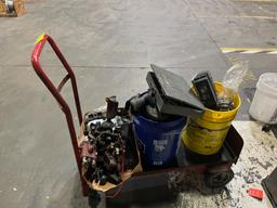 Furniture Dolly Cart with Contents