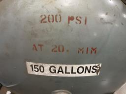 Saylor-Beall 150 Gallon Air Compressor. 200 PSI at 20 MIM