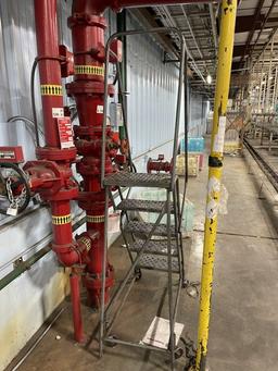 Rolling Saftey Ladder, 5 step