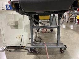 Industrial Conveyor Belt, 17ft long. 18" widebelt with Penta-Dr ive DC Motor Speed Control and Ba...