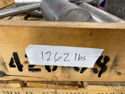 1262 lbs assorted steel