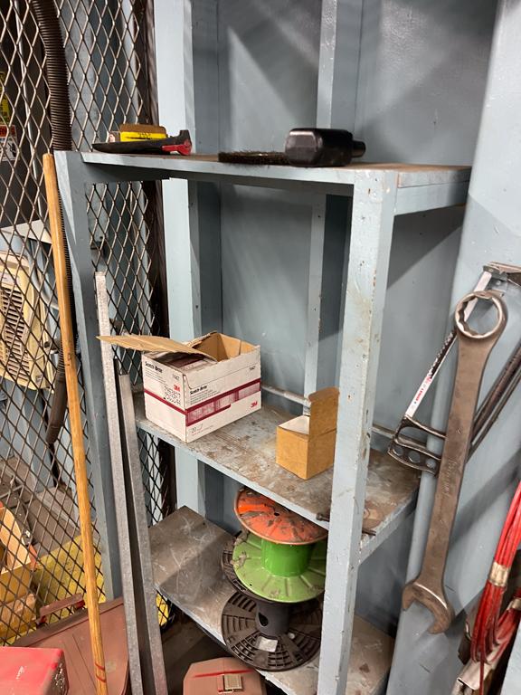 Tool Cage -  7' x 8' x 4' - Contents included
