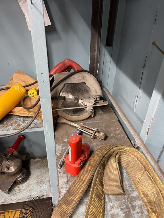 Tool Cage -  7' x 8' x 4' - Contents included