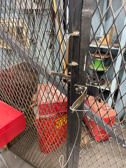 Tool Cage -  7' x 8' x 4' - Contents included