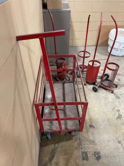 Fire Extinguisher Cart and roller Carts (4)
