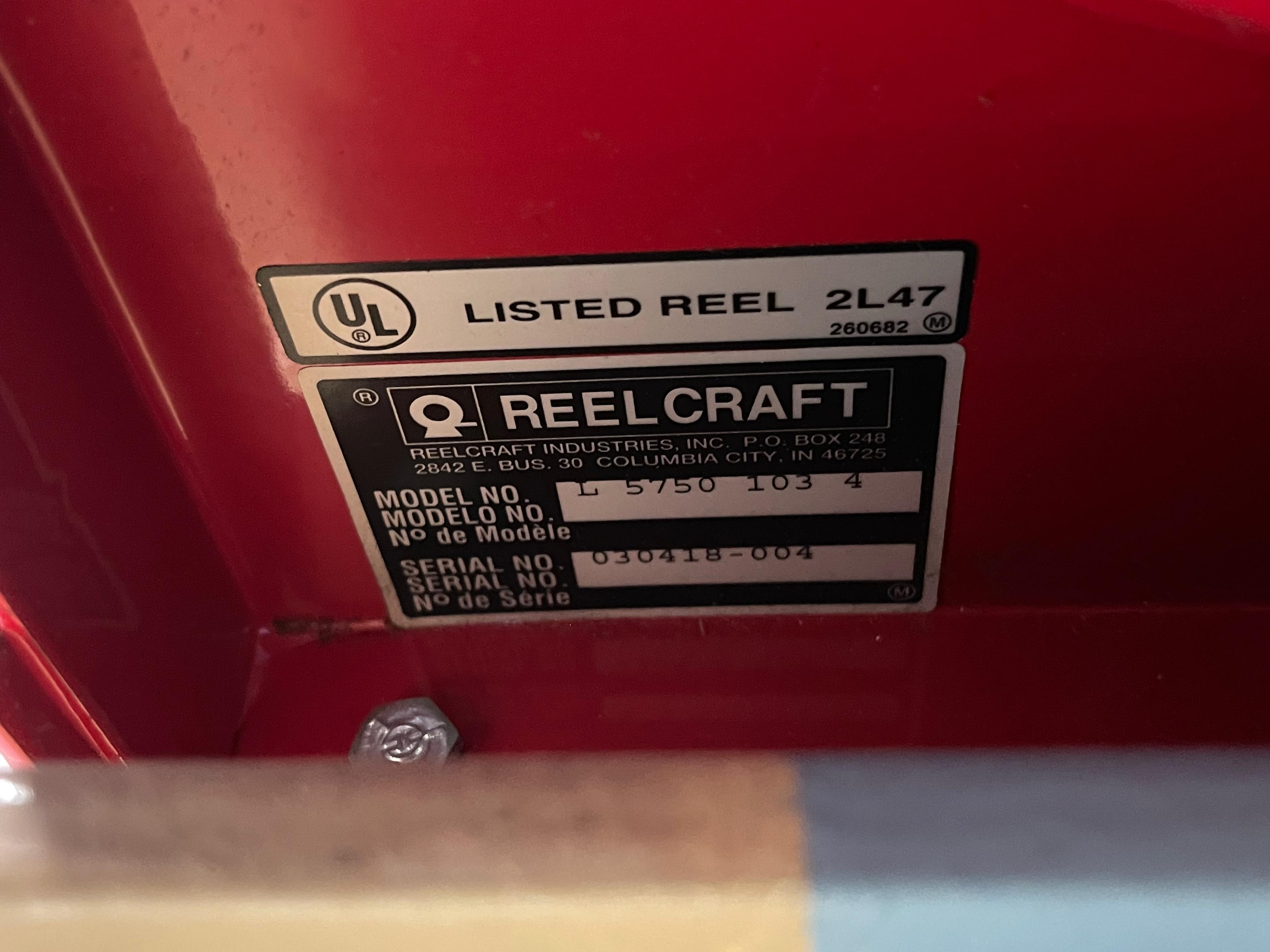 ReelCraft 30 A Power cord and Reel