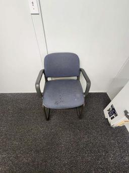 Misc. office furniture with desk and chairs