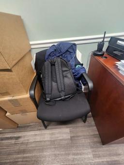 Misc. office furniture with desk and chairs