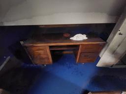 Misc. office furniture with desk and chairs