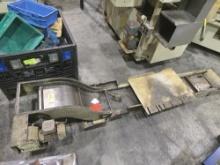 Bauer chip conveyor and pallet with conveyor stand and parts
