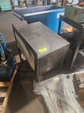 Fargo Transformer with Mechanical Safety Switch, Shutoff Switches, Stainless Table (broken wheel)