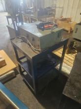 Rolling Cart with L-W Demagnetizer, Electronic Carbide Metal Impregnator
