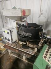 Hendricks Engineering Vibratory Feeder Bowl with Hopper and Controller