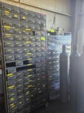 Lot of 2 Parts Cabinets with Misc. Screws, Fasteners, etc.