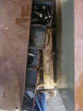 Pallet with 2 Parts Bins with Various Parts and Bits
