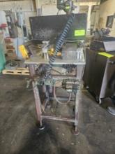 Pneumatic Press on Stand with Controls