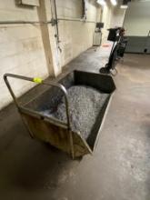 Scrap Metal Shavings Dump Cart