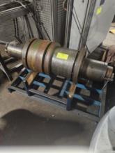 Heavy-Duty Machine Spindle Assembly on Rolling Cart