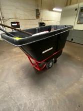 Utility Tilt Cart with Contents