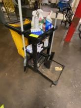 Rubbermaid Janitorial Supplies Cart